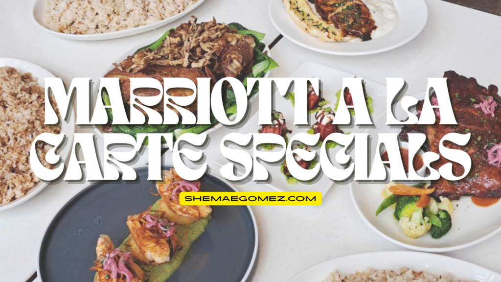 Savor the Season: Courtyard by Marriott Iloilo Launches New A La Carte Specials This July