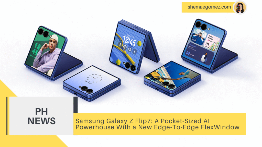 Samsung Galaxy Z Flip7: A Pocket-Sized AI Powerhouse With a New Edge-To-Edge FlexWindow