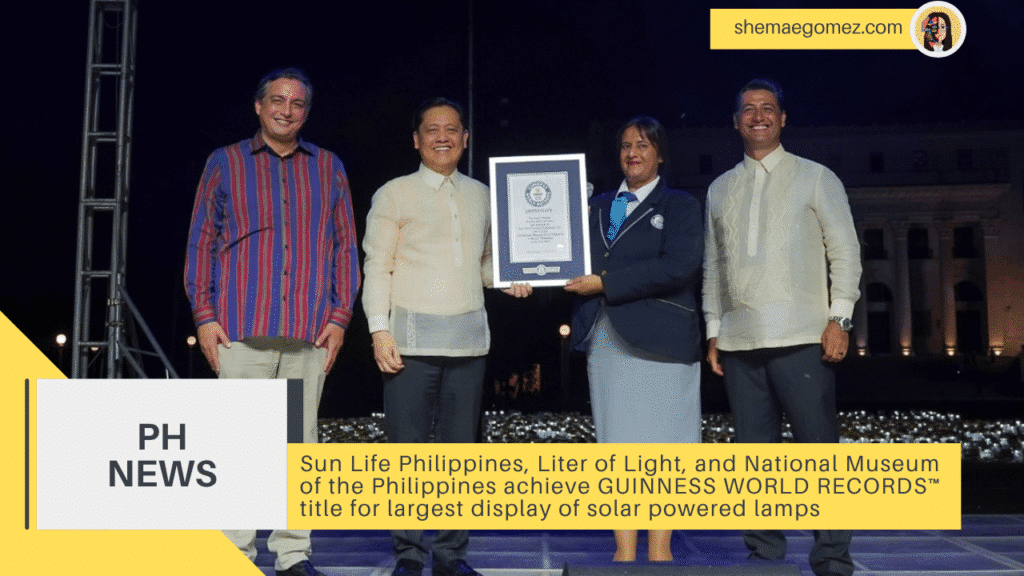 largest display of solar powered lamps