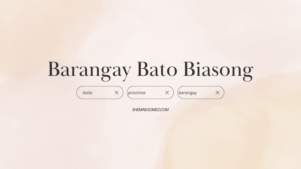 Barangay Bato Biasong (Ajuy, Iloilo)