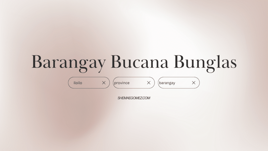 Barangay Bucana Bunglas (Ajuy, Iloilo)