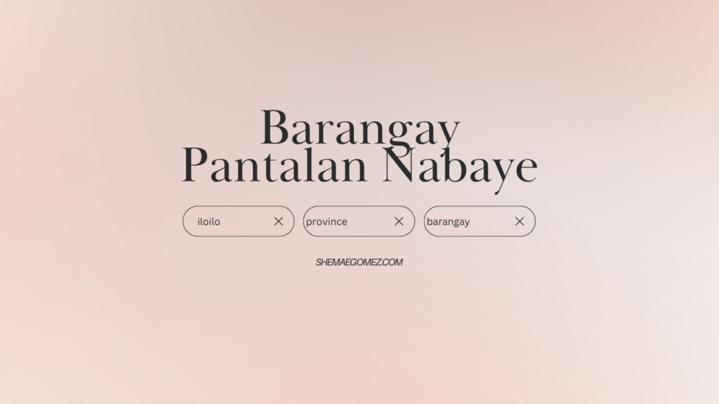 Barangay Pantalan Nabaye (Ajuy, Iloilo)
