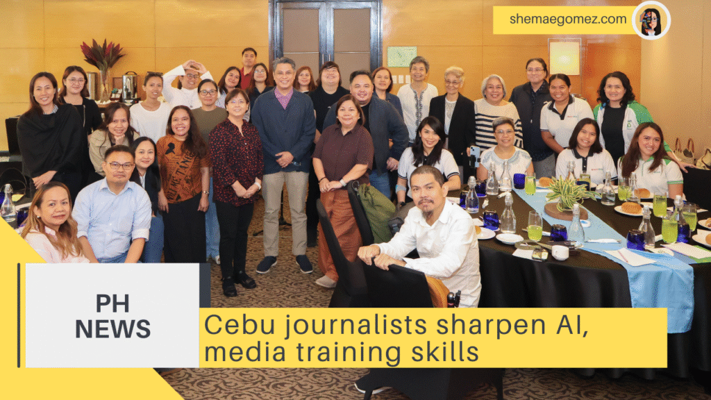 Cebu journalists sharpen AI, media training skills