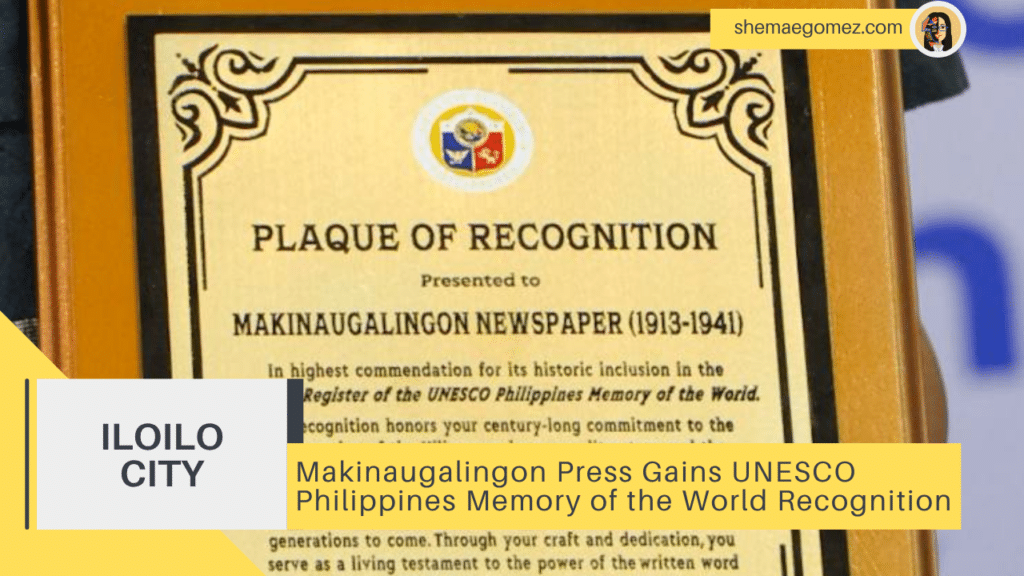 Makinaugalingon Press Gains UNESCO Philippines Memory of the World Recognition