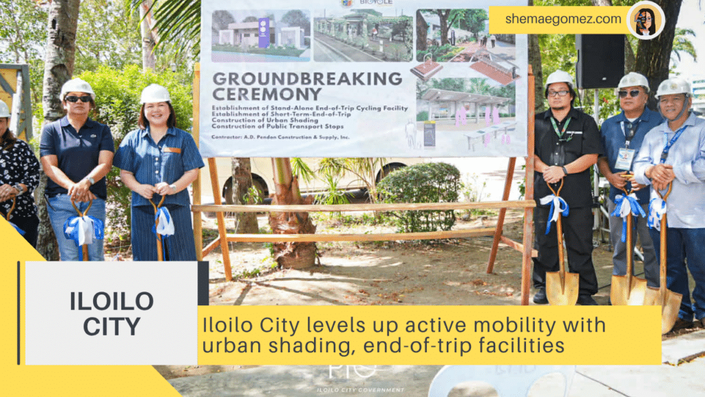 Iloilo City levels up active mobility with urban shading, end-of-trip facilities