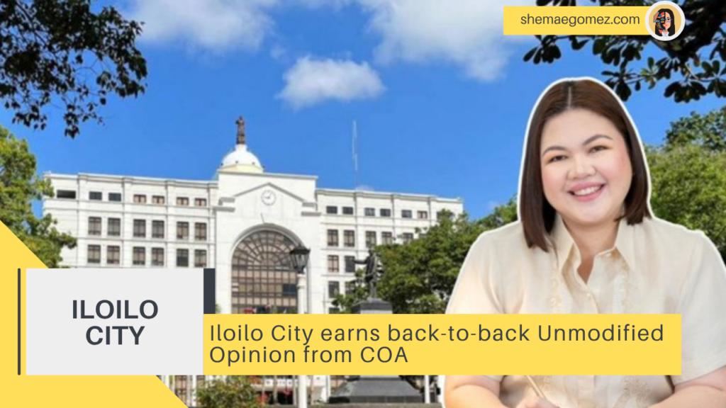 Iloilo City earns back-to-back Unmodified Opinion from COA